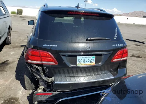 2017 Mercedes-Benz Gle 63 Amg-S 4Matic z USA, uszkodzony, nr VIN 4JGDA7FB1HA936677